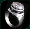 Ring in 14K White Gold with 3.82ct. Diamond