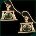 #137 Chrome Diopsite Earrings