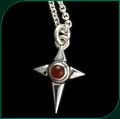 #126 Cross with Carnelian