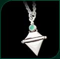 #160 Pendant with Chrysoprase