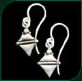 #161 Earrings with Chrysoprase