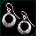 #105 Circle Cast Earrings