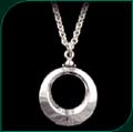 #104 Circle Cast Pendant