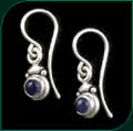 #129 Earrings with Iolite