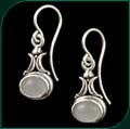 #101 Cast Earrings with Moonstone