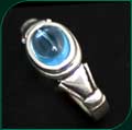 #143 Ring with Blue Topaz