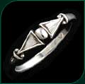 #119 Triangle Cast Ring