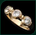 #1504 Three Stone (1.00 ct. t.w.) Anniversary Ring