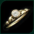 #1301 14 Karat Yellow Gold (.25 ct.)