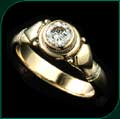 #1402 14 Karat Yellow Gold (.60 ct.)